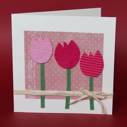 Tulipánky - velikonoční přání — foto 1