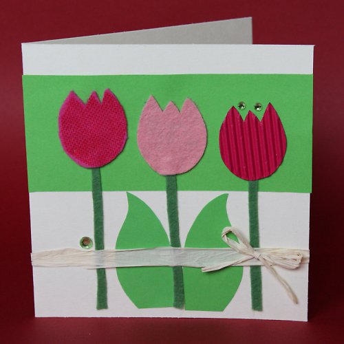 Tulipánky - velikonoční přání — foto 1
