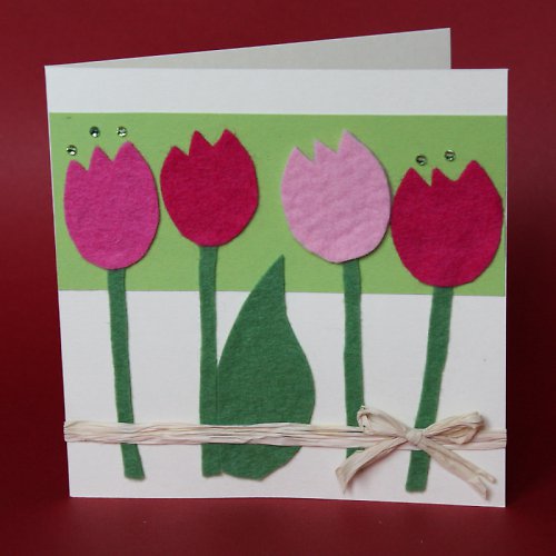 Tulipánky - velikonoční přání — foto 1
