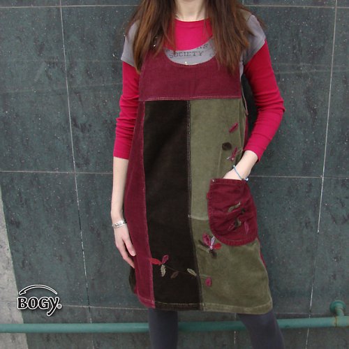 Dámská manžestrová šatovka 4400/40 — foto 1