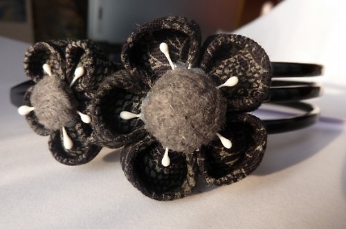 Kanzashi čelenka na přání — foto 1