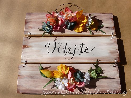 Cedulka "Vítejte — foto 1