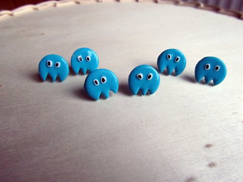 Modré pacmanovské chobotničky — foto 1