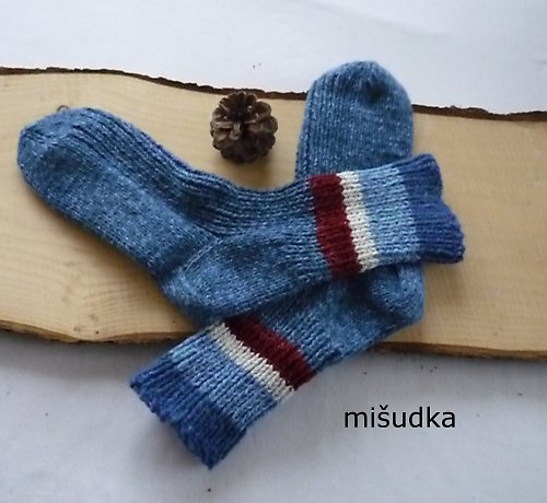 Ponožky jako od maminky - modré 26 — foto 1