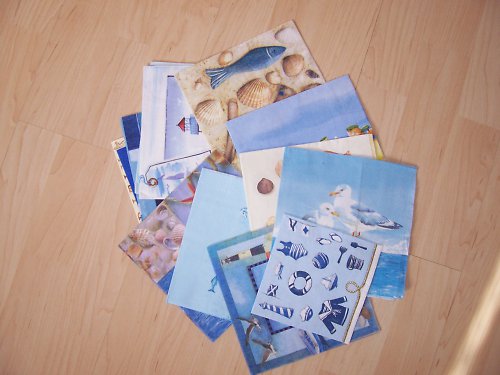Ubrousky "MOŘE" 13 ks — foto 1