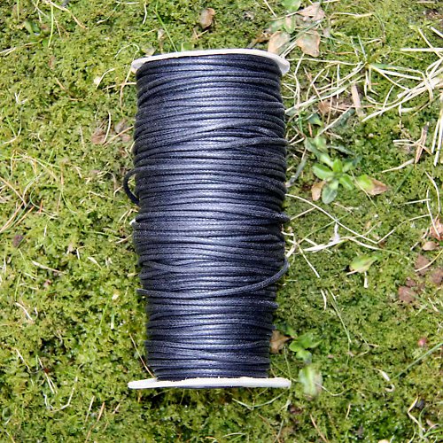 Černá šňůrka 2 mm - 3m — foto 1