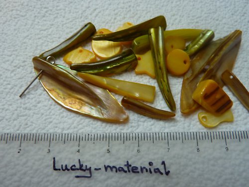 Mix žluté perleti 20 g — foto 1