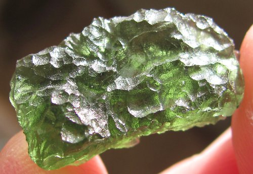 Vltavínek (moldavite) Besednice — foto 1
