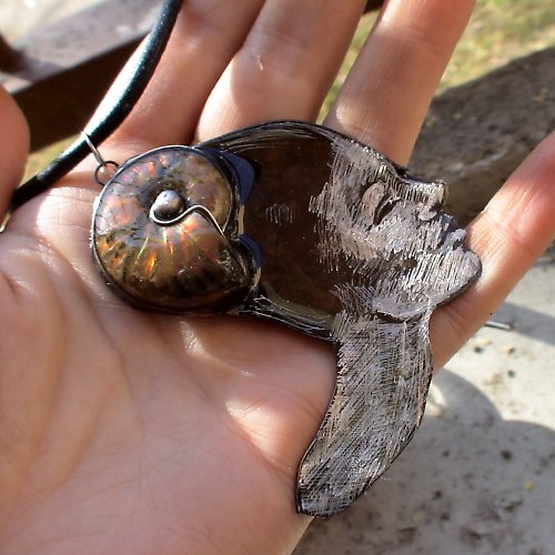 Účes a lá amonit — foto 1