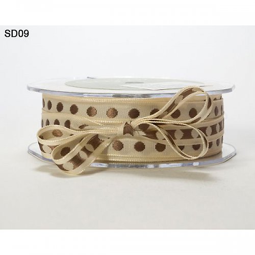 SD 09- Ivory/Brown - Dot - scrapbook — foto 1
