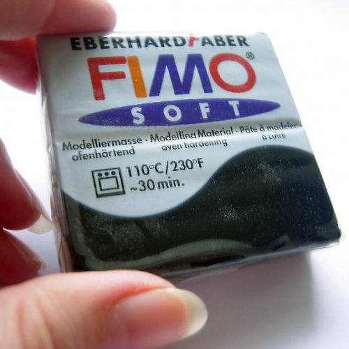Fimo soft černá — foto 1