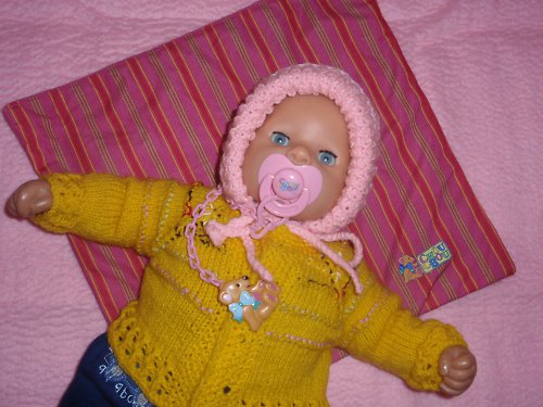 Pletená čepička pro miminko - čepice — foto 1