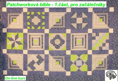 Patchworková bible 1 - Nine patch, online kurz — foto 1