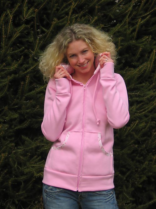 Růžová mikina — foto 1