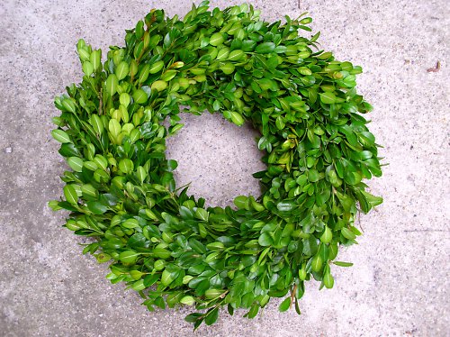 Věnec buxus — foto 1