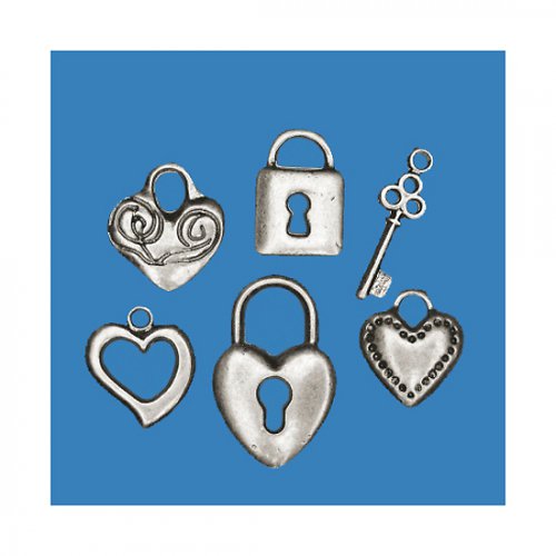 Metal Heart and Lock - scrapbook — foto 1