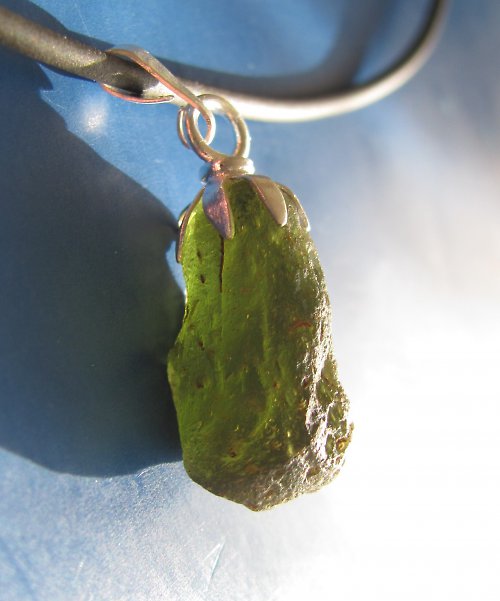Vltavín přívěšek - moldavite pendant — foto 1
