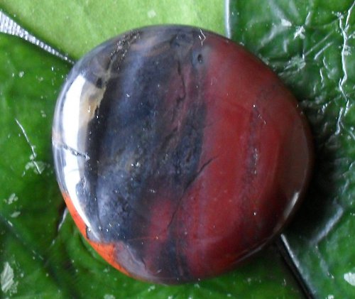 Jaspis brekcie 32x32x8mm — foto 1