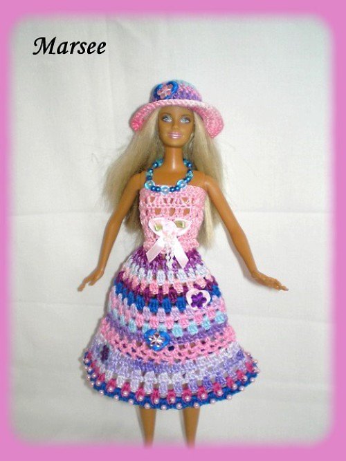 Plesové šatky pro barbie — foto 1
