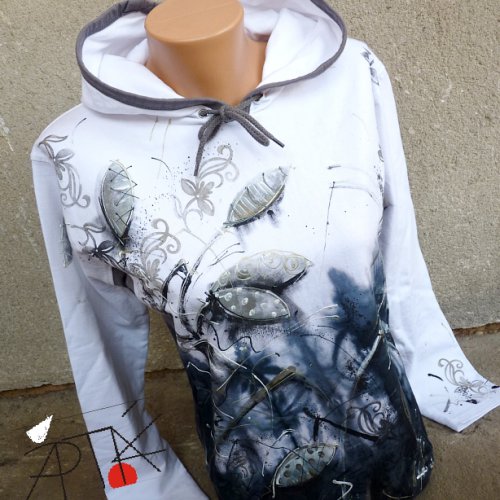 Mikina (typ-AD), "LISTY", XL,rezervace — foto 1