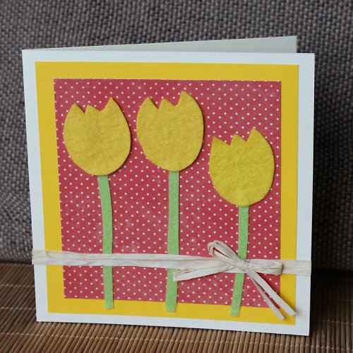 Tulipánky - velikonoční přání — foto 1