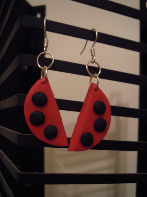 FIMO červené s puntíky — foto 1