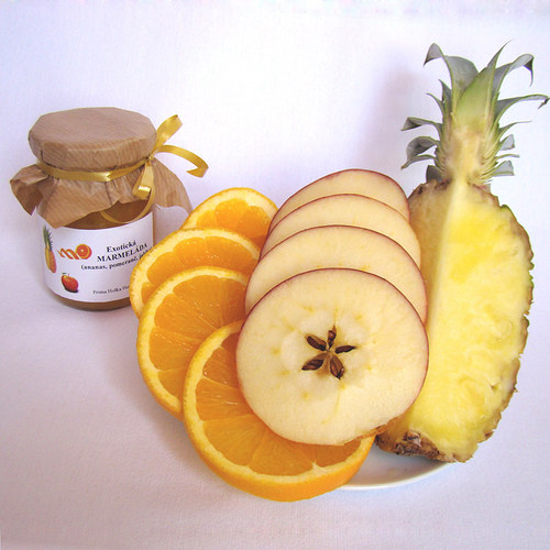 Exotická ... ananas, pomeranč, jablko 200 g — foto 1