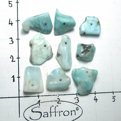 Larimar -vrtané kousky č.4 — foto 1