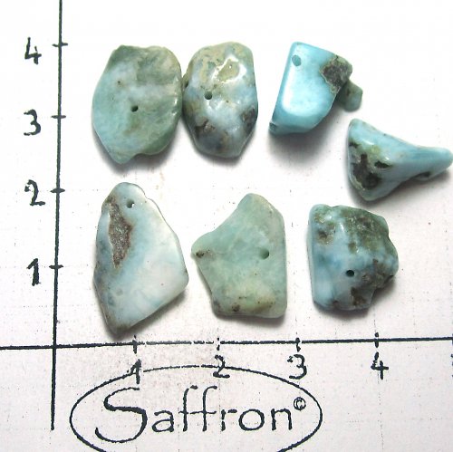 Larimar -vrtané kousky č.7 — foto 1