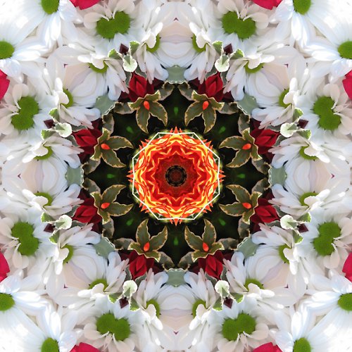 Mandala slavnostní kytice