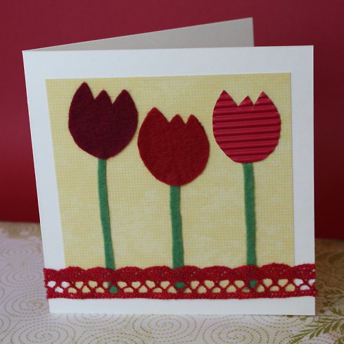 Tulipánky - velikonoční přání — foto 1