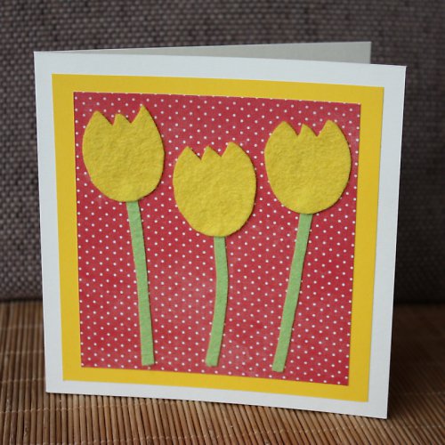 Tulipánky - velikonoční přání — foto 1