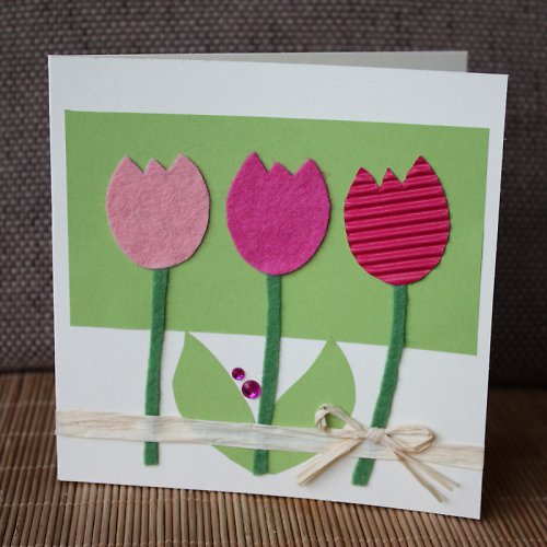 Tulipánky - velikonoční přání — foto 1