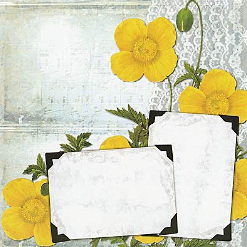 Vintage Collage čtvrtka na scrapbooking — foto 1
