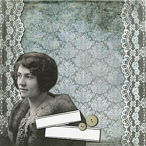 Vintage Collage čtvrtka na scrapbooking — foto 1
