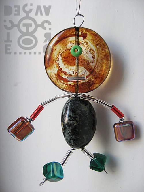Korálkový robot, model 02-01 (Kyklop), 7 cm — foto 1