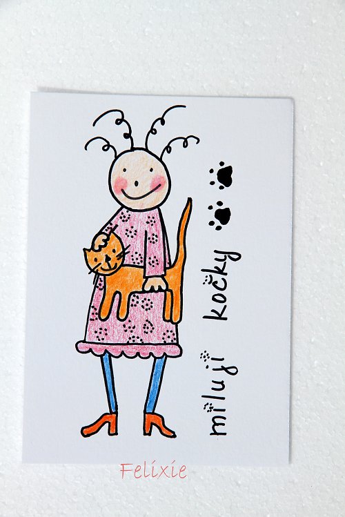 Pohled MILUJI KOČKY - A Ty? — foto 1