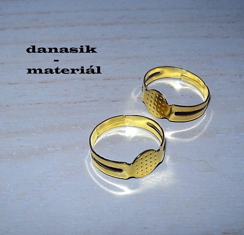 PRSTÝNEK ZLATÝ 18 mm