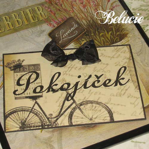 Cedule na dveře - POKOJÍČEK — foto 1
