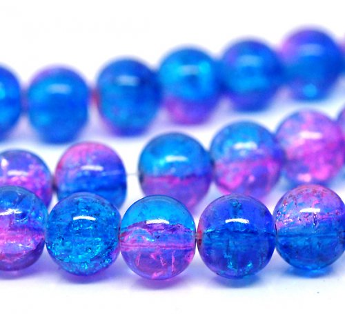 Práskačky modro-růžové 8mm/10ks