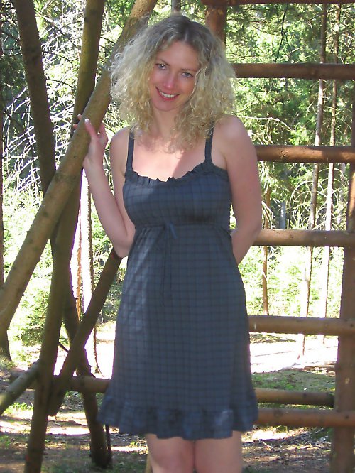 Kostkované šaty — foto 1