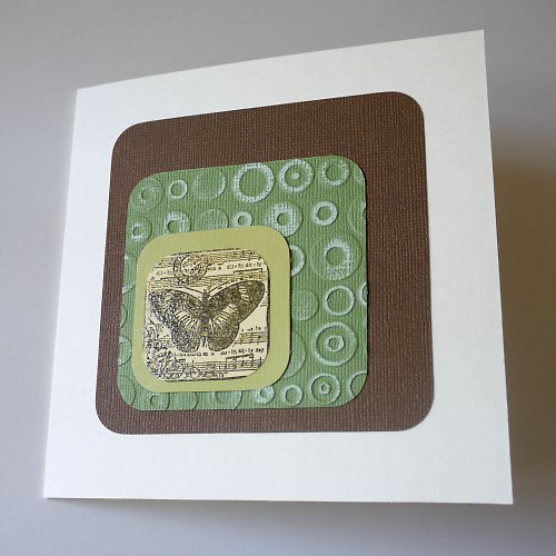 Přání_vintage motýl — foto 1