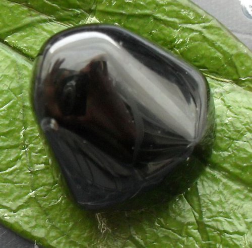 Černý jantar - gagát cca30x25x20mm — foto 1