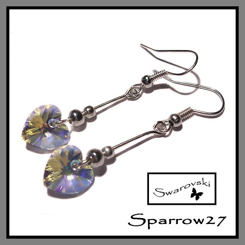 Swarovski srdíčka - ranní rosa — foto 1