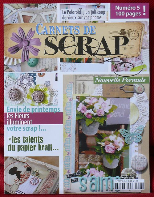 Časopis scrapbooking CARNETS DE SCRAP — foto 1