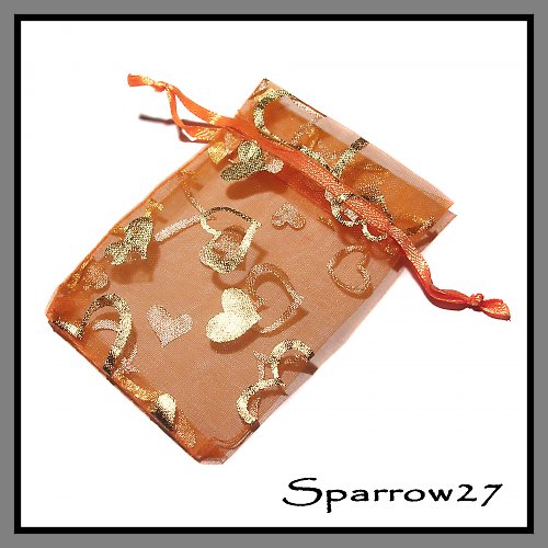 Dárkový sáček - MALÝ oranžový — foto 1