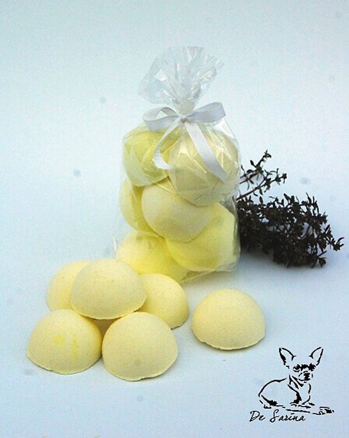 Bath Bombs - citrusová vůně (+/-170g) — foto 1