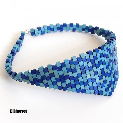 Il triangolo blu - maggiore - náhrdelník — foto 1