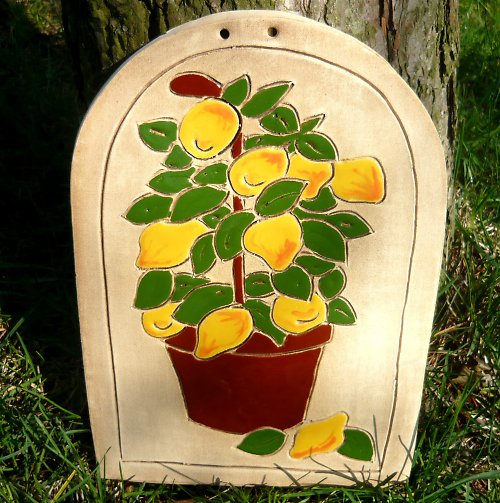 Keramický herbář- citroník — foto 1