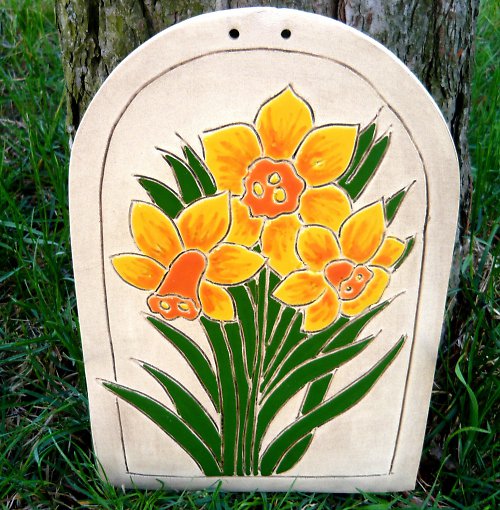 Keramický herbář- narcis — foto 1